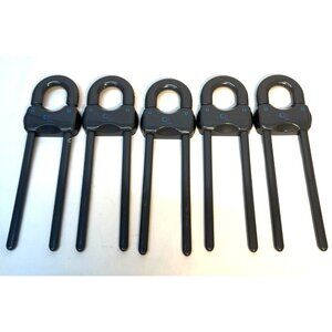 Qt Baby Cabinet Locks Child Safety Latches 5 Pack Adjustable Strap Security